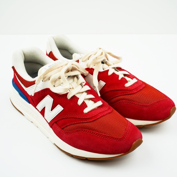 New NEW BALANCE Mens Size 8 997H Sneakers Team Red - Picture 7 of 8